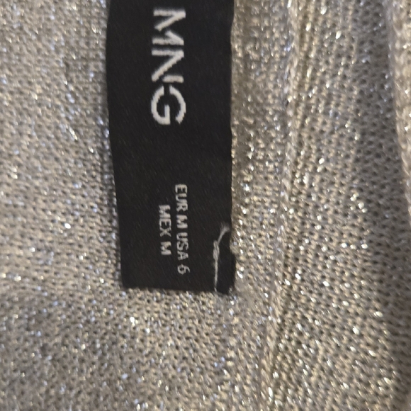 New Mango Silver Maxi Dress - Picture 5 of 6